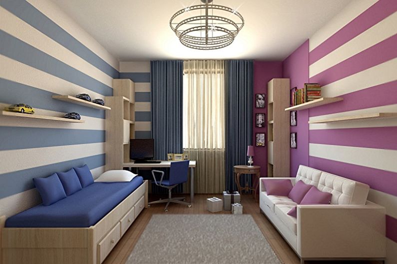 Interior design of a small children's room - photo