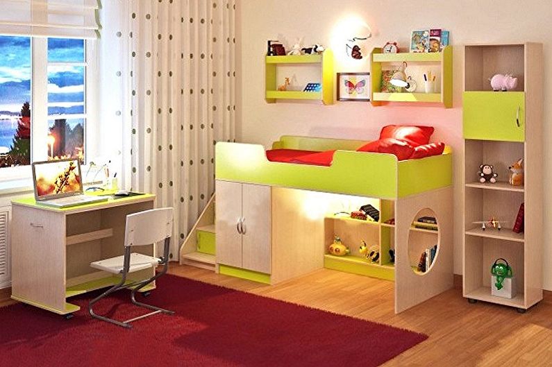 Interior design of a small children's room - photo