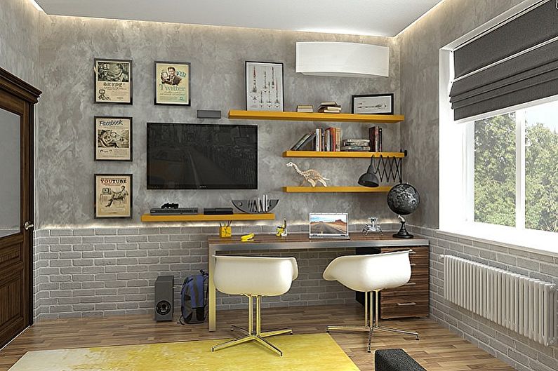 Interior design of a small children's room - photo