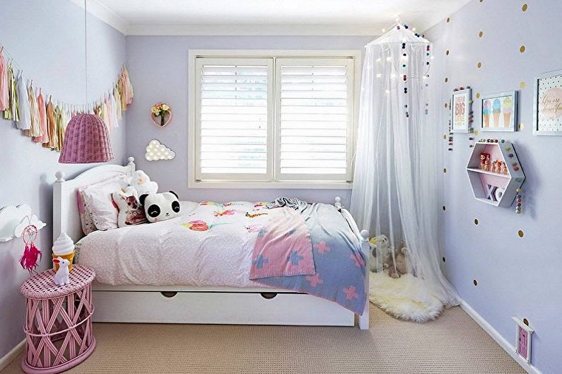 Interior design of a small children's room - photo