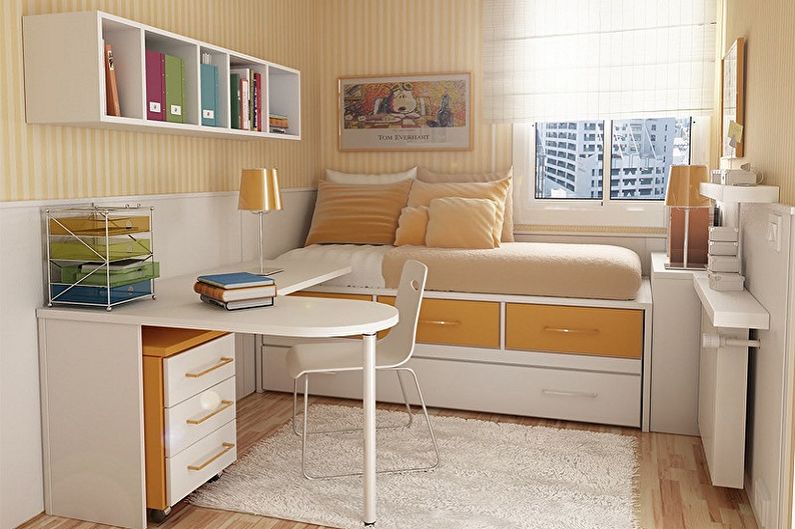 Interior design of a small children's room - photo