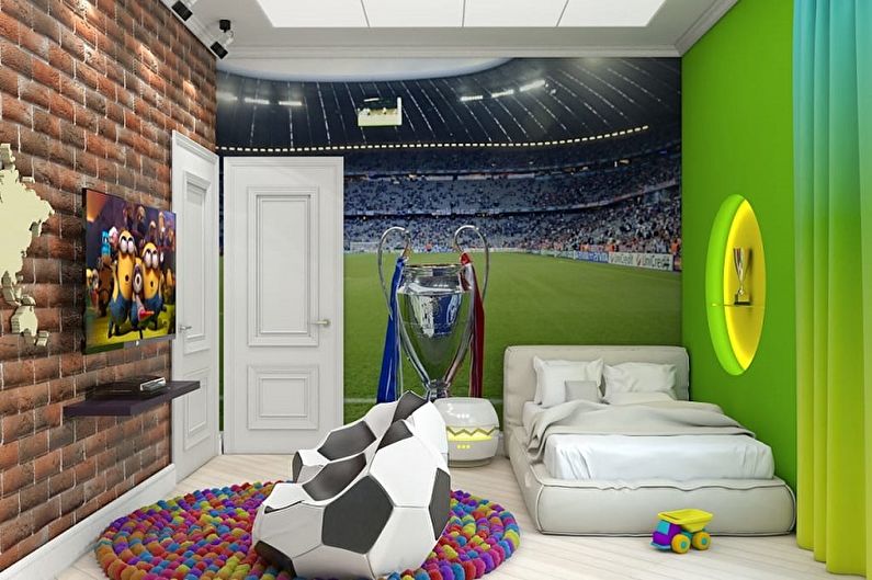 Interior design of a small children's room - photo