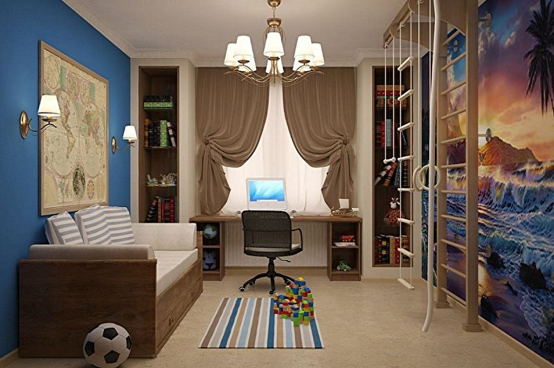 Interior design of a small children's room - photo