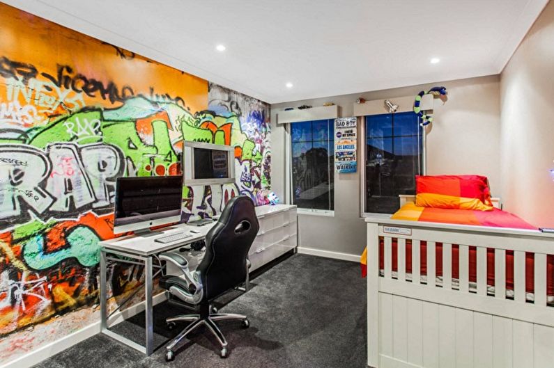 Interior design of a small children's room - photo