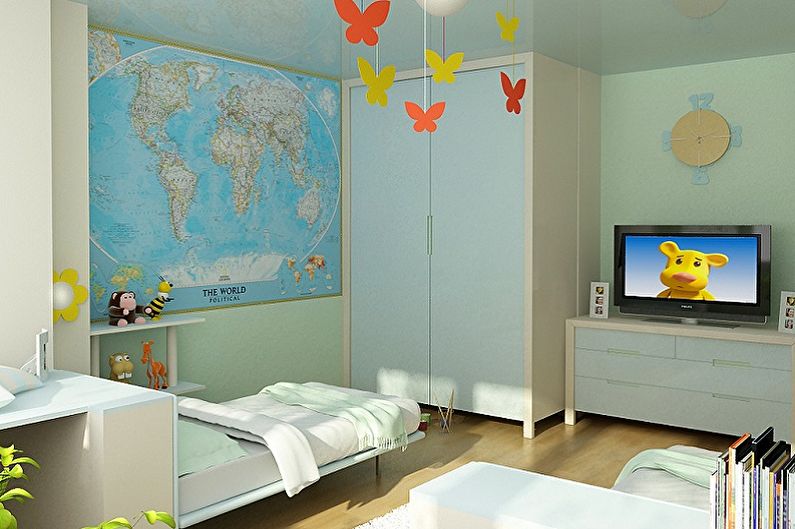 Interior design of a small children's room - photo