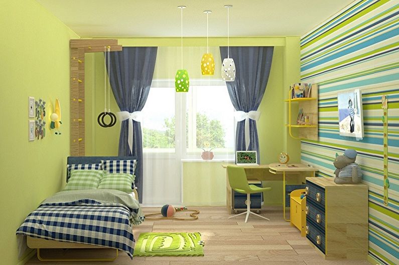Interior design of a small children's room - photo