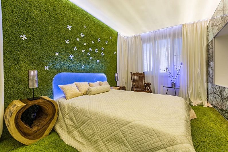Eco-Style Small Bedroom - Interior Design