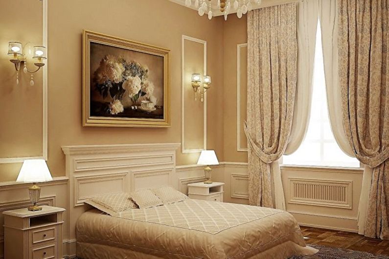 Interior design of a small bedroom - photo