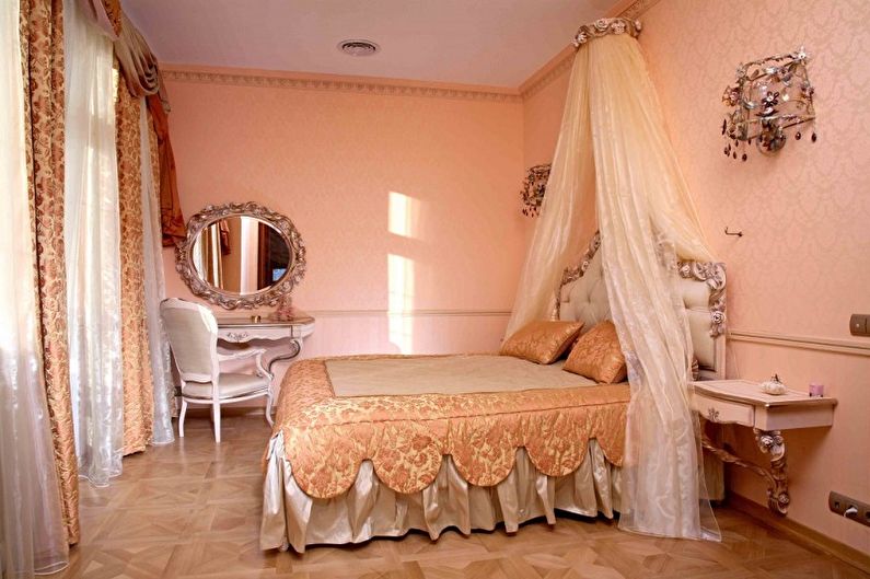 Interior design of a small bedroom - photo