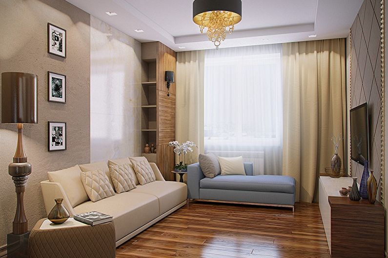 Small Living Room Design - Floor Finish