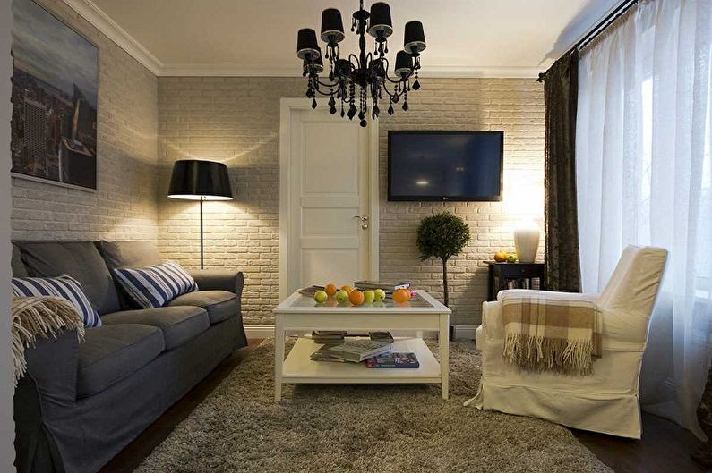 Small Living Room Design - Wall Decoration