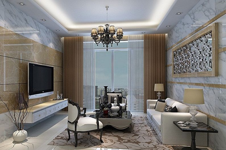 Small Living Room Design - Lighting and Decor