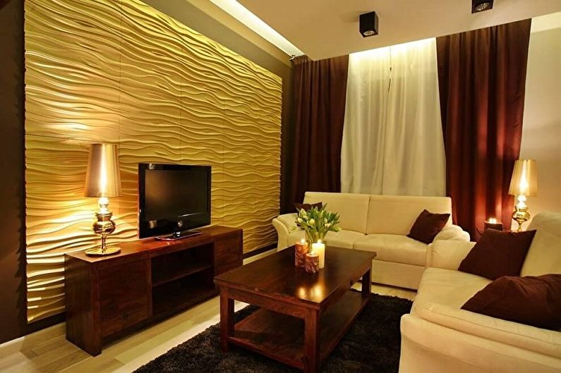 Small Living Room Design - Lighting and Decor