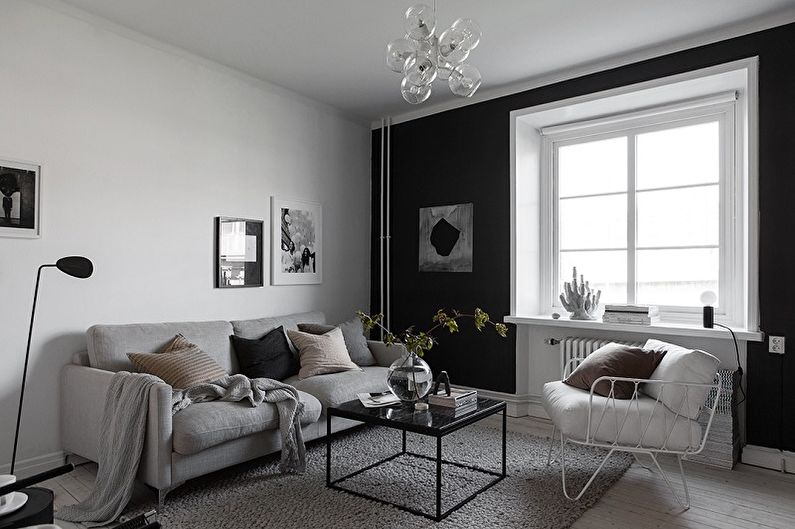 Interior design of a small living room - photo