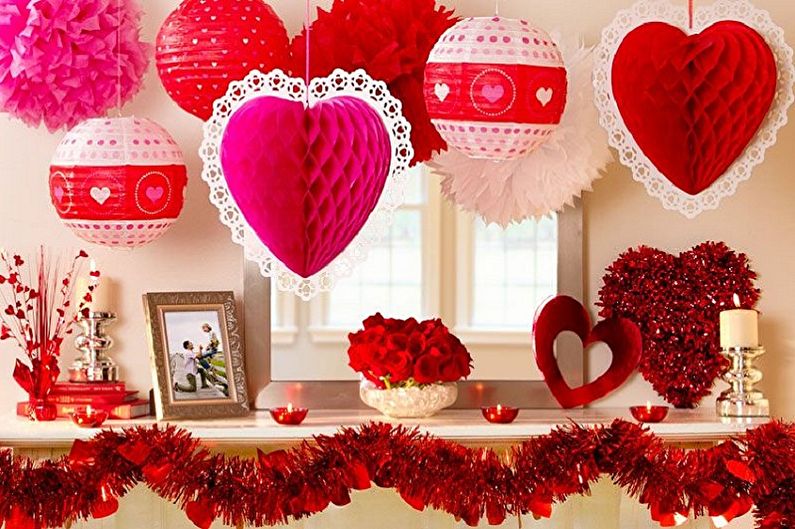 We decorate the apartment on February 14 - photo