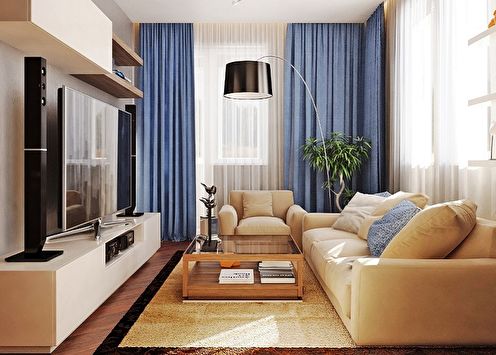 Design of a small living room (80 photos)