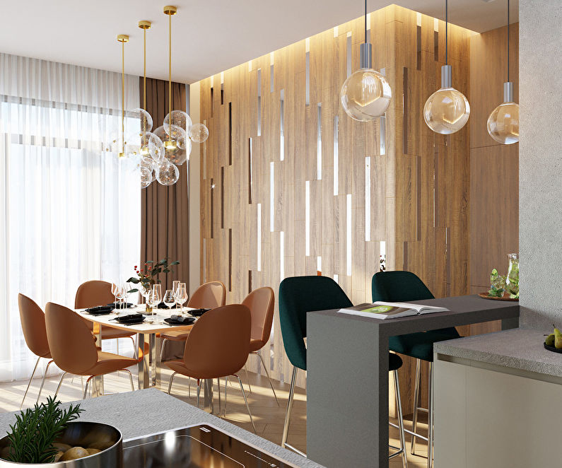 Kitchen-Living Room Elegance and Comfort - photo 4