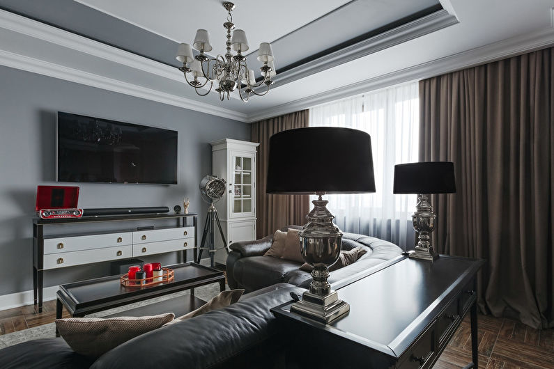 Classic style living room with bright accents - photo 1