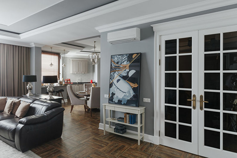 Classic-style living room with bright accents - photo 2