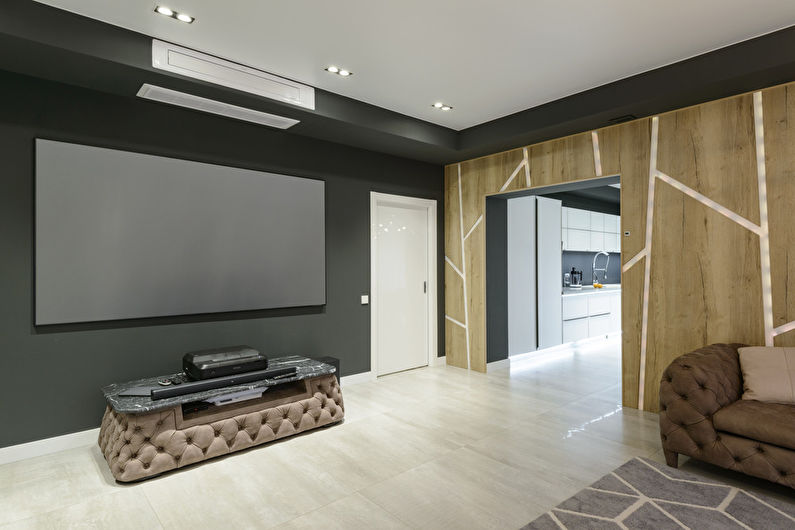 Contemporary Style Living Room, 40 m2 - photo 4