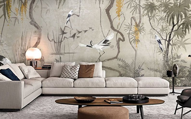 Types of photowall-paper by type of basis