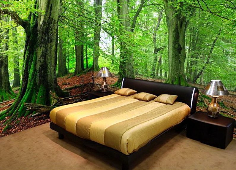 Types of photowall-paper by type of basis