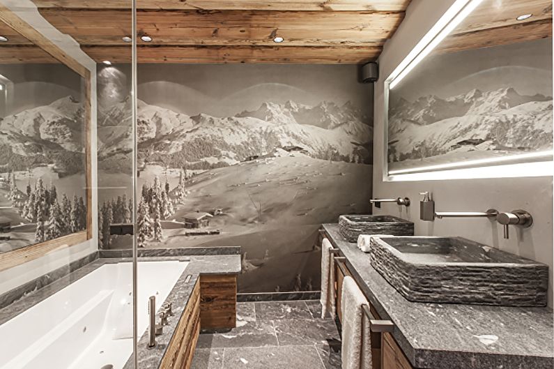 Wall mural - optically resize rooms
