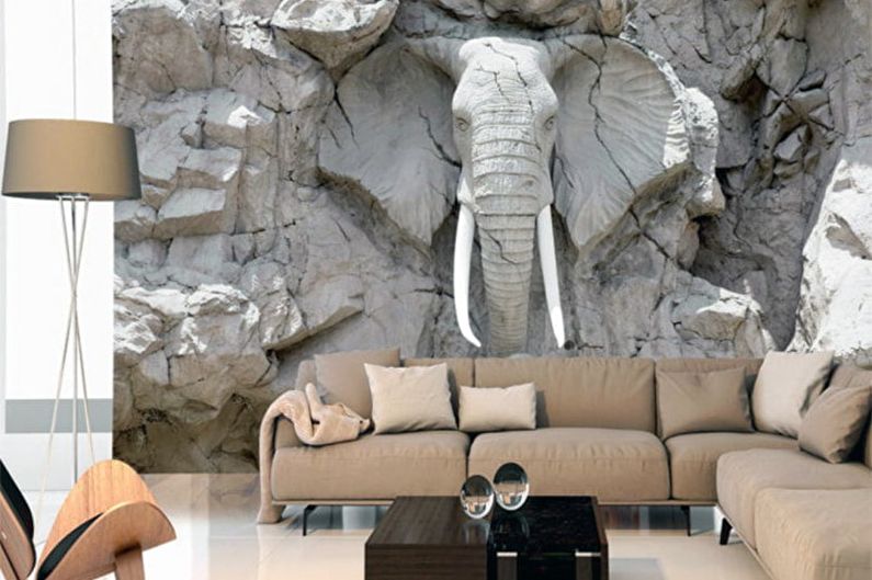 Wall mural - Correct wall defects
