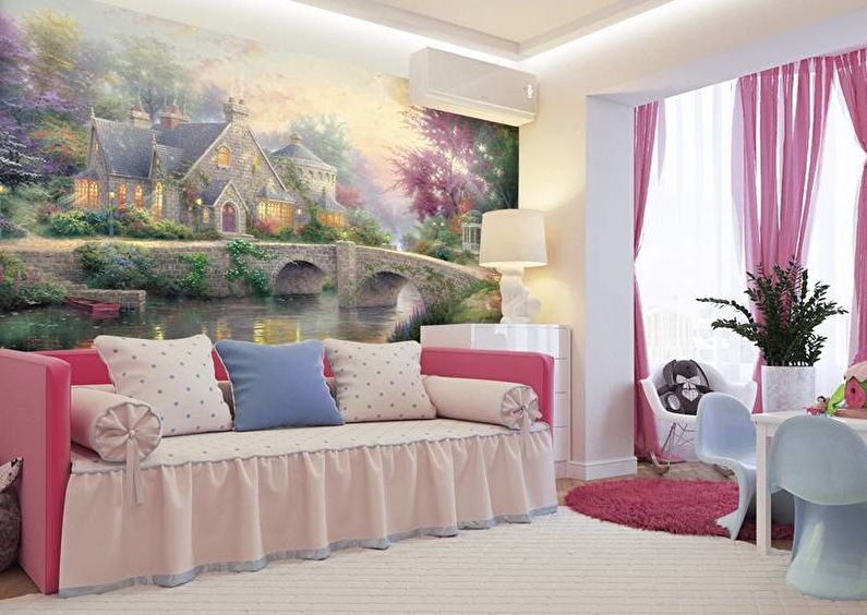 Photowall-paper for a nursery