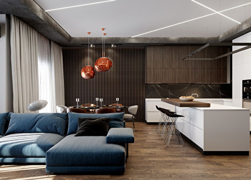 Kitchen-living room Quiet Energy
