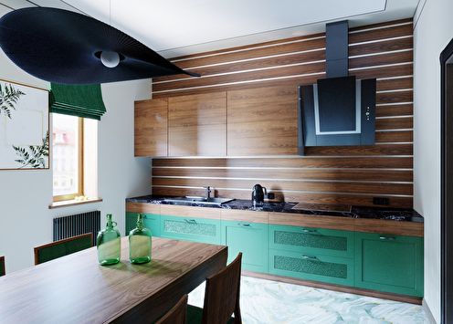Emerald Green: Kitchen Design Project