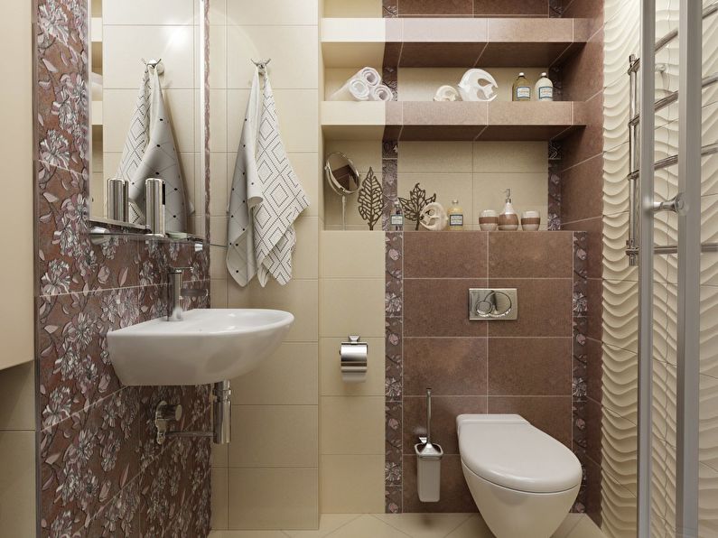 Interior of the apartment in light beige colors.