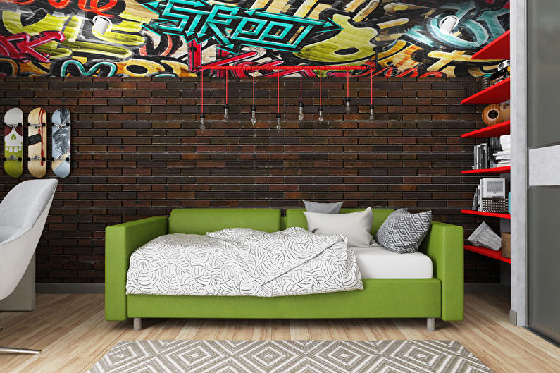 Dynamic Kiwi: Children's Room for a Teenage Boy