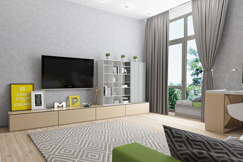 Dynamic Kiwi: Children's Room for a Teenage Boy