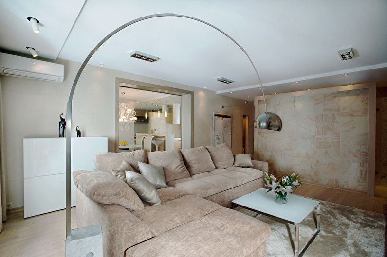 “Oasis of calm”: Design of a living room, Petrozavodsk