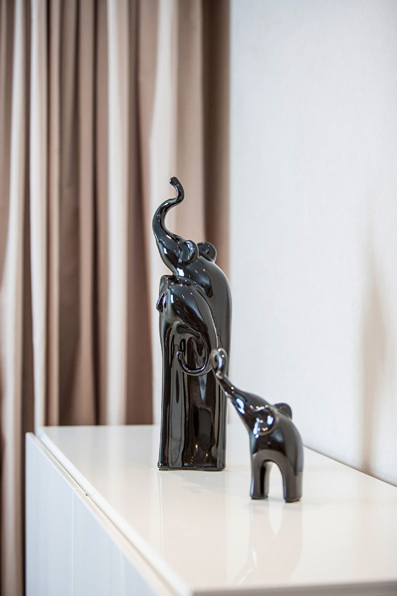 “Oasis of calm”: Design of a living room, Petrozavodsk