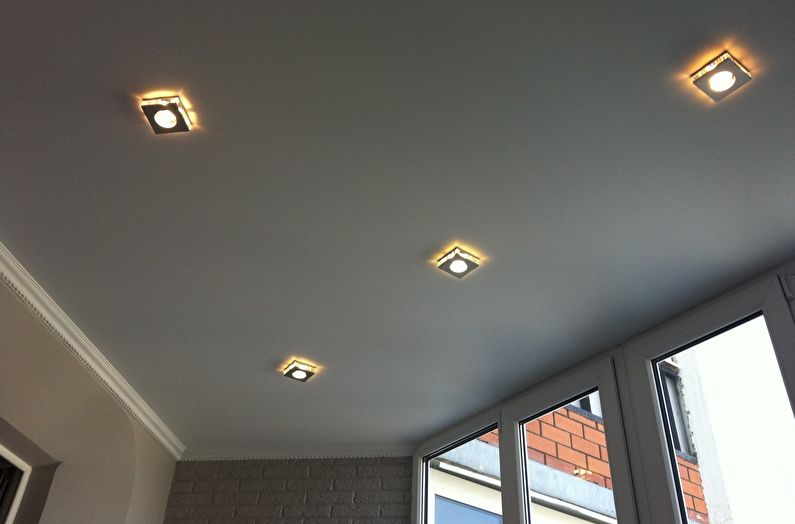 Matte stretch ceiling