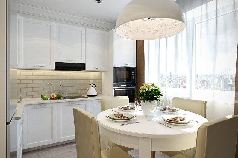 Kitchen design 9 sq.m. in modern style