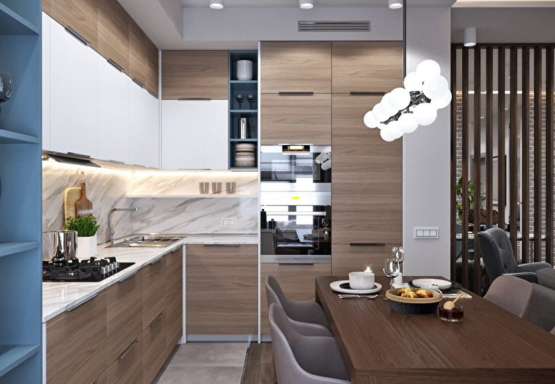 Apartment design in Moscow, 66 sq.m.