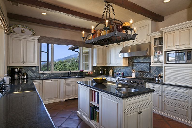 Italian style kitchen interior design