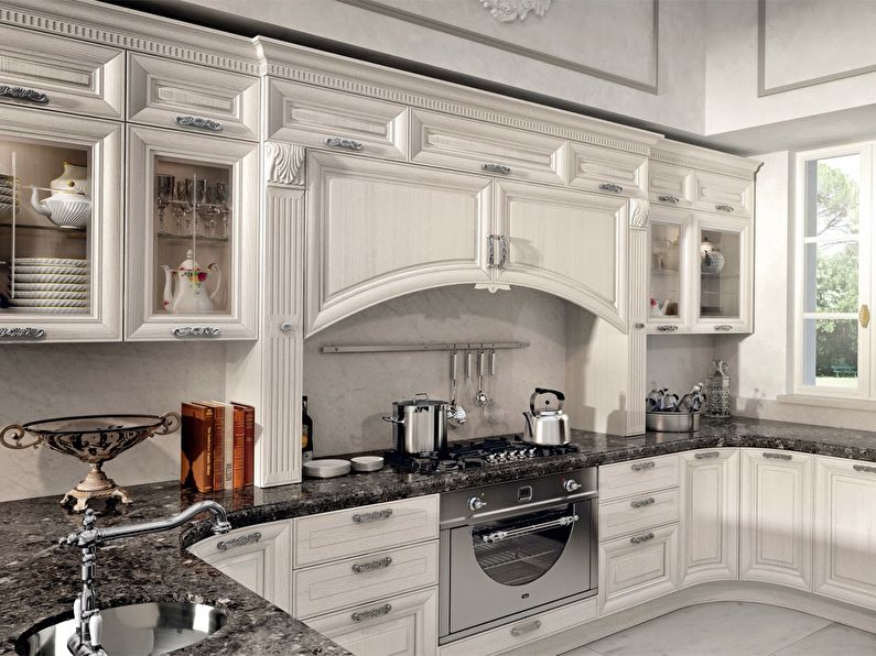 Italian style kitchen interior - photo