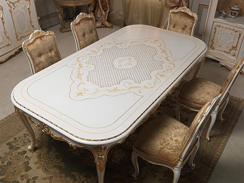 Potal (gilding) - DIY old table decor