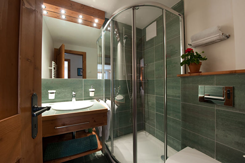 Design of a small bathroom of 4 sq.m.