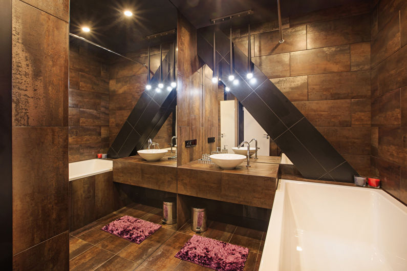 Design of a small bathroom of 4 sq.m.