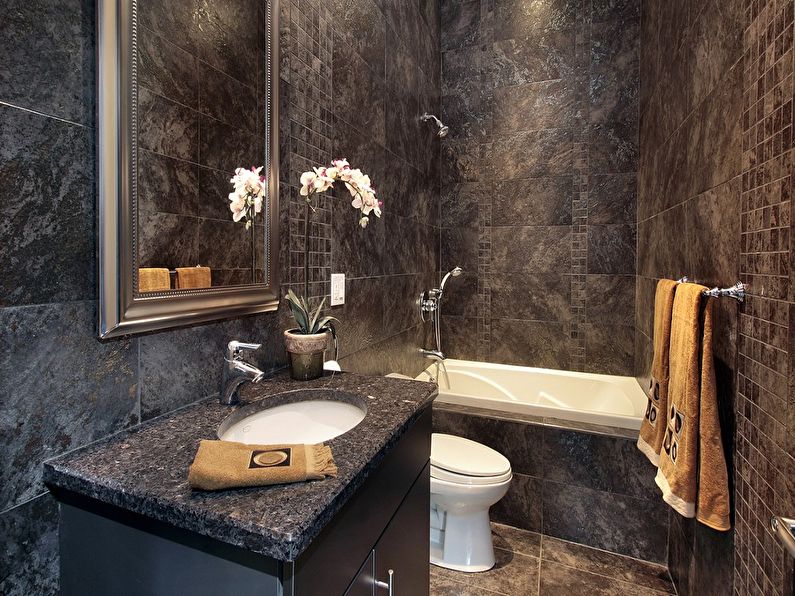 Design of a small bathroom of 4 sq.m.