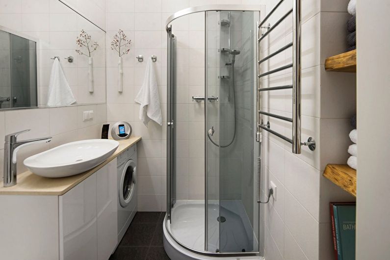 Design of a small bathroom of 5 sq.m.