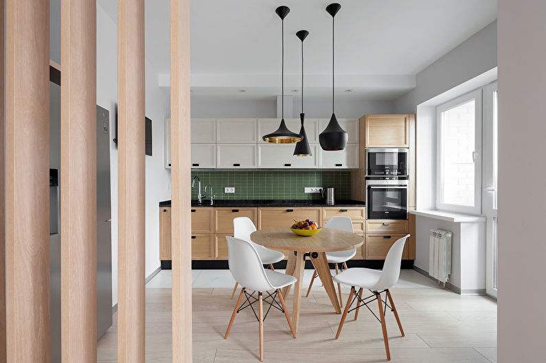 Modern style kitchen interior