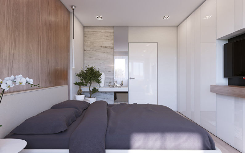 White & Light bedroom interior