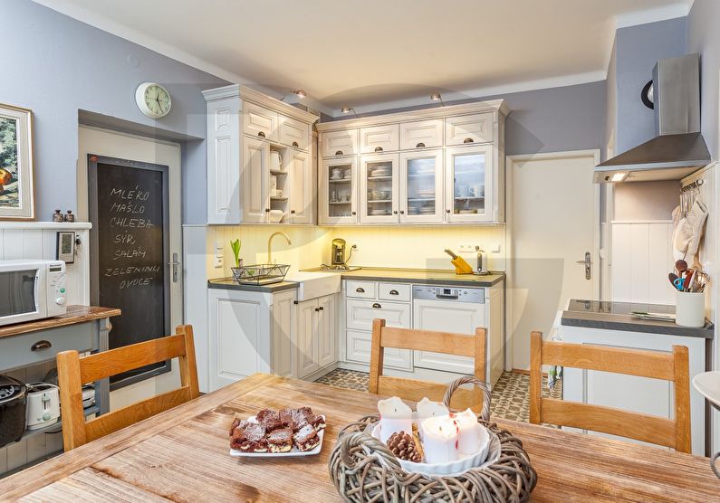 Provence blue kitchen design