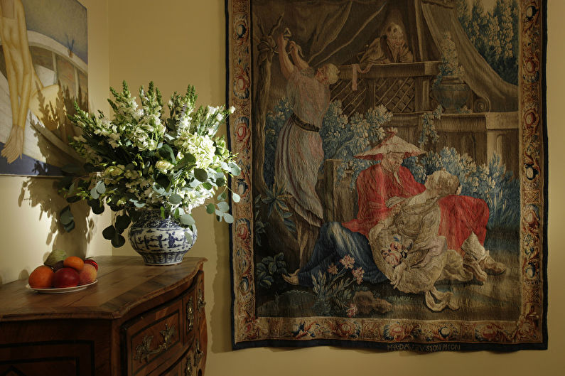 English style living room, Moscow
